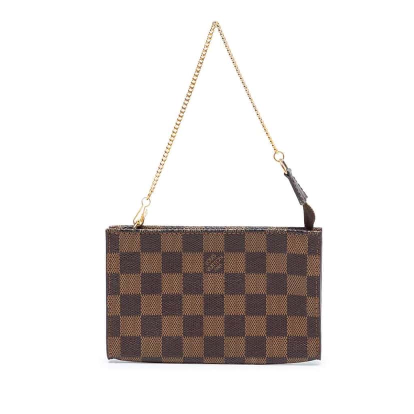 Louis Vuitton Damier Ebene Marais Bucket Pouch Brown Good condition - Front View