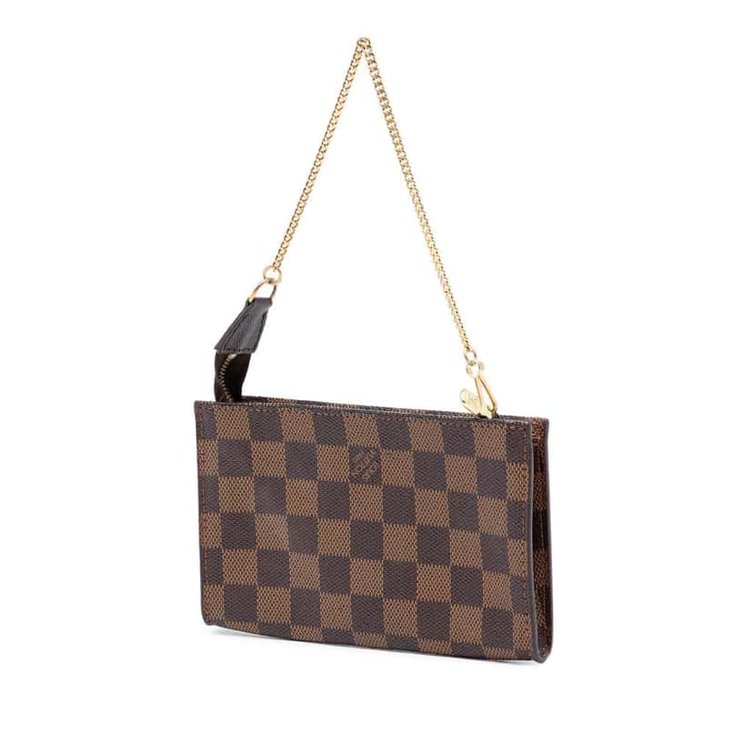 Louis Vuitton Damier Ebene Marais Bucket Pouch Brown Good condition - Back View