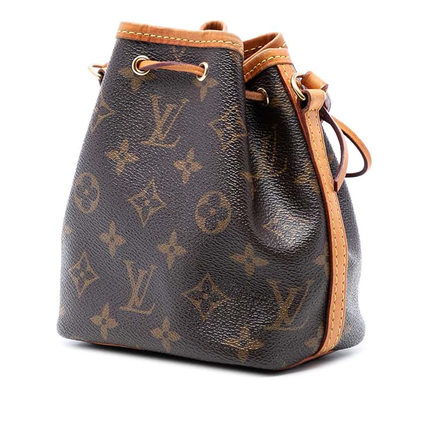 Louis Vuitton Monogram Nano Noe Brown Good condition - Back View