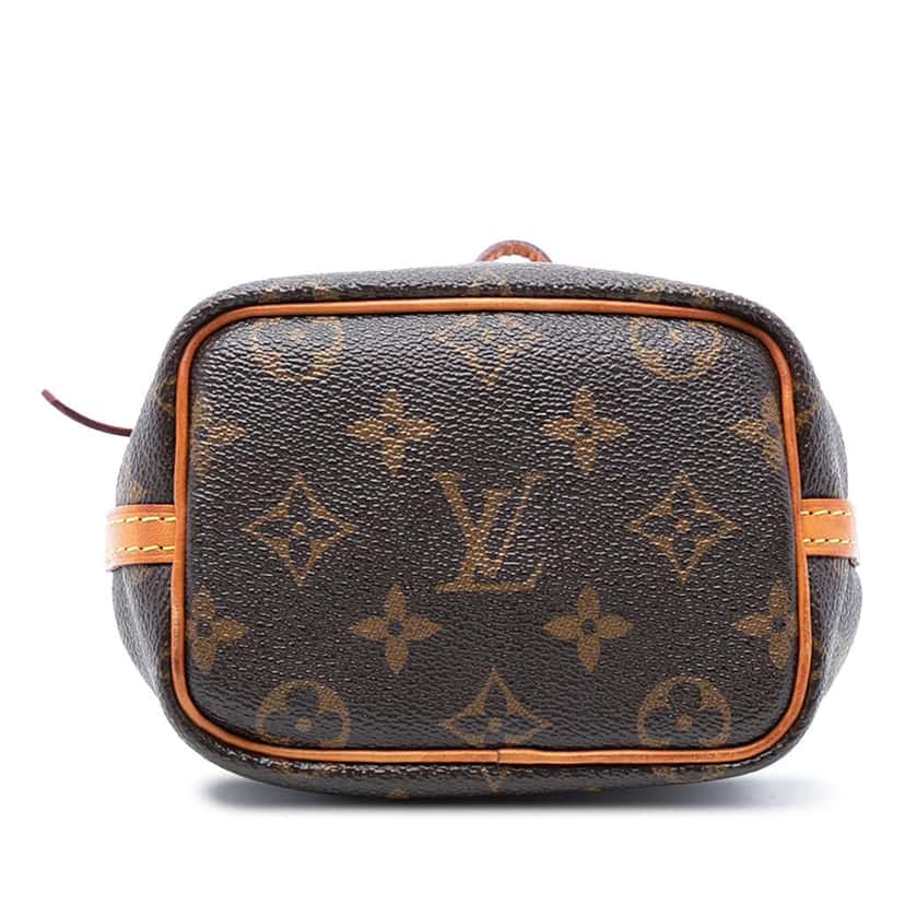 Louis Vuitton Monogram Nano Noe Brown Good condition - Inside View