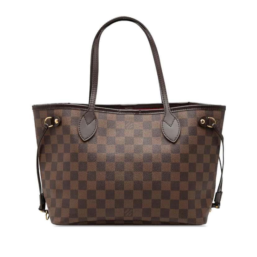 Louis Vuitton Damier Ebene Neverfull PM Brown Very good condition - Front View