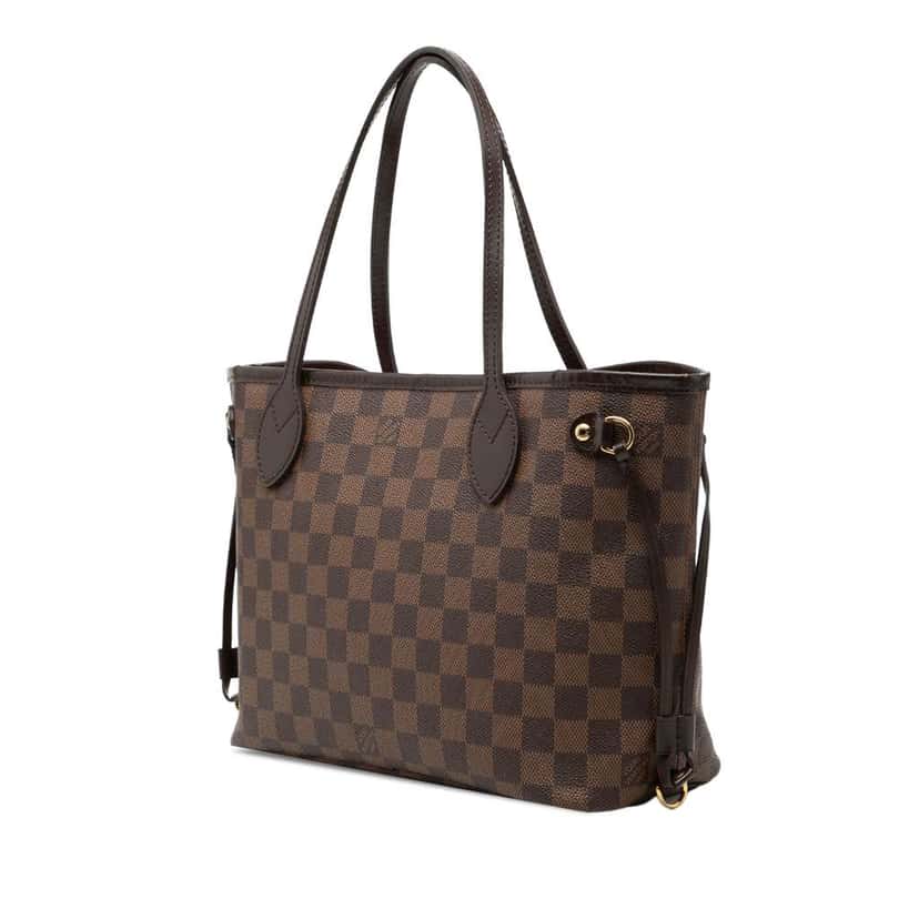 Louis Vuitton Damier Ebene Neverfull PM Brown Very good condition - Back View