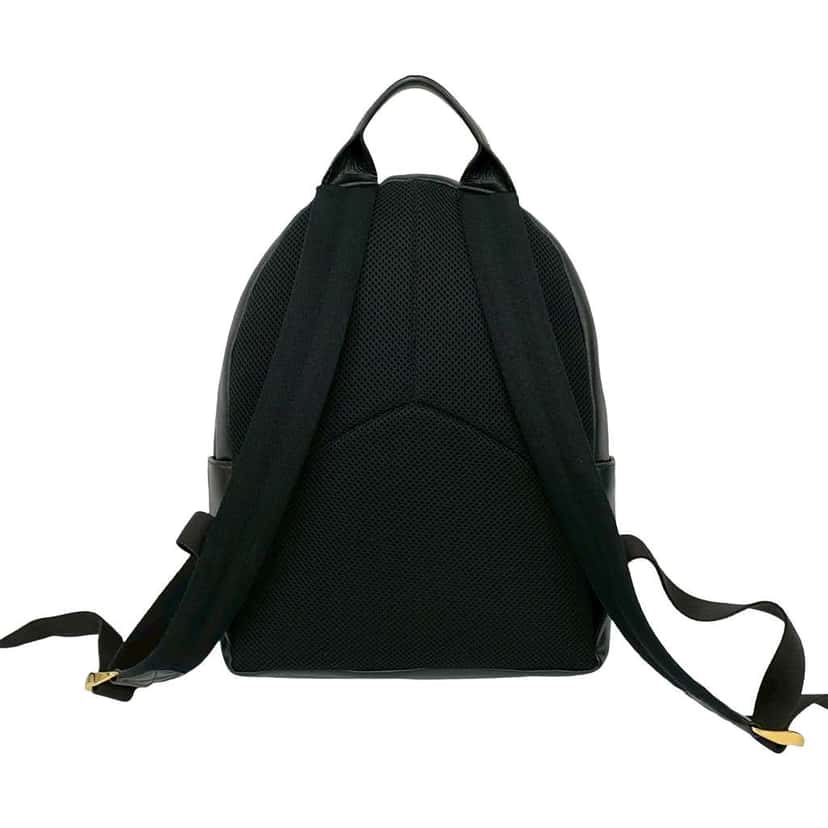 Salvatore Ferragamo Leather Gancini City Zip Backpack Black Leather Good condition - Back View