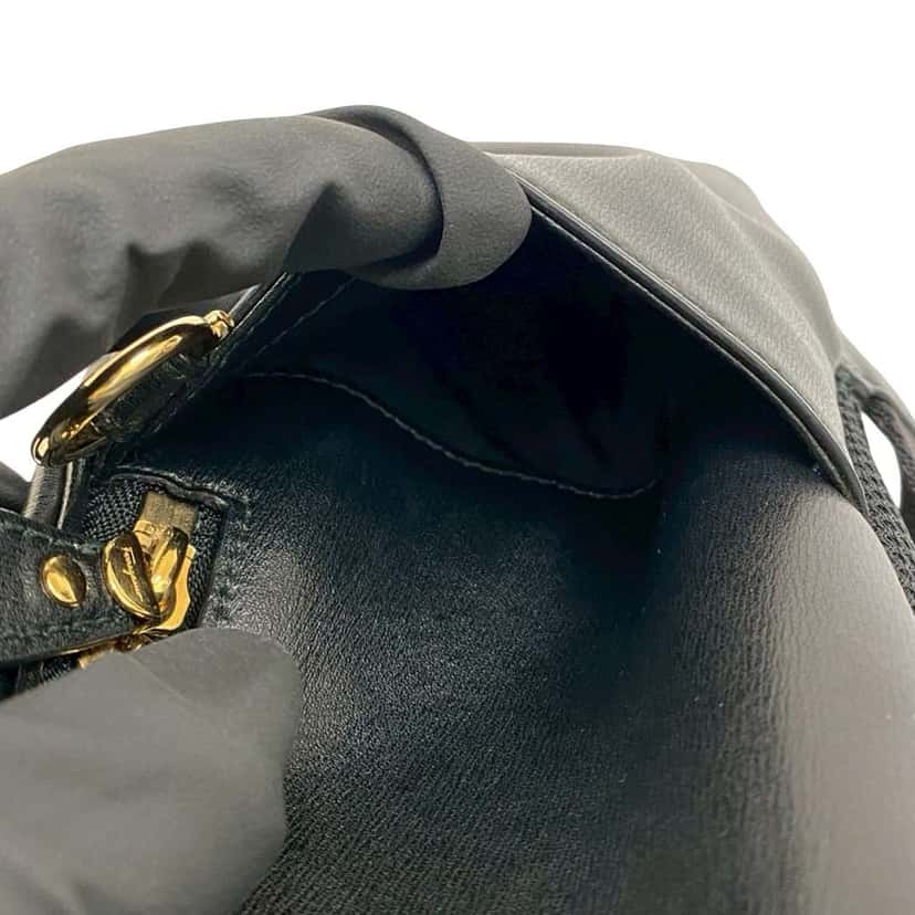 Salvatore Ferragamo Leather Gancini City Zip Backpack Black Leather Good condition - Model View