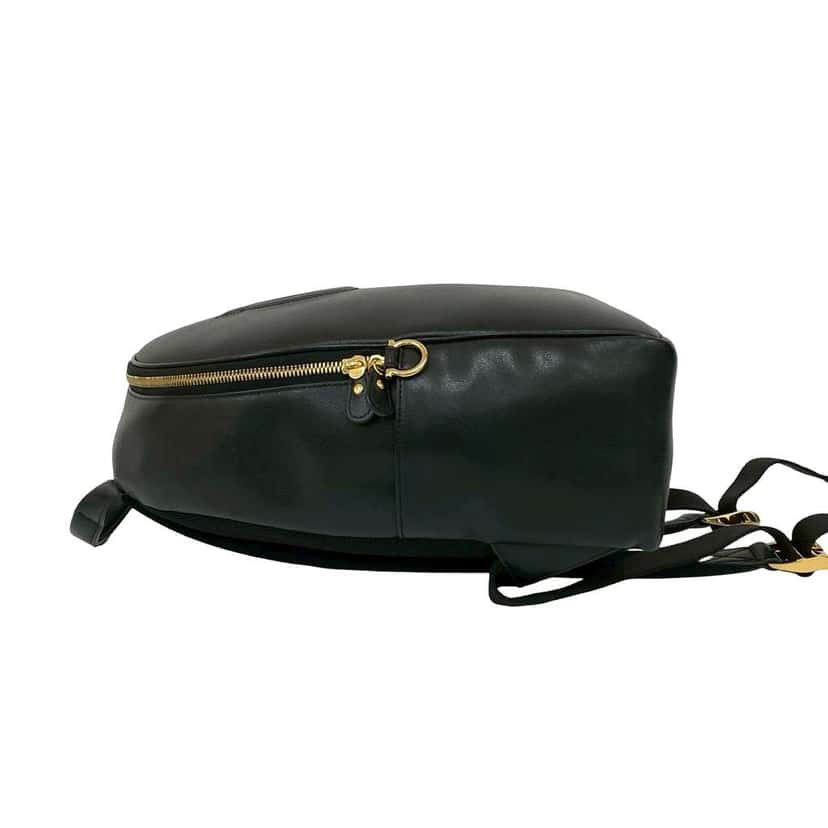 Salvatore Ferragamo Leather Gancini City Zip Backpack Black Leather Good condition - Box View