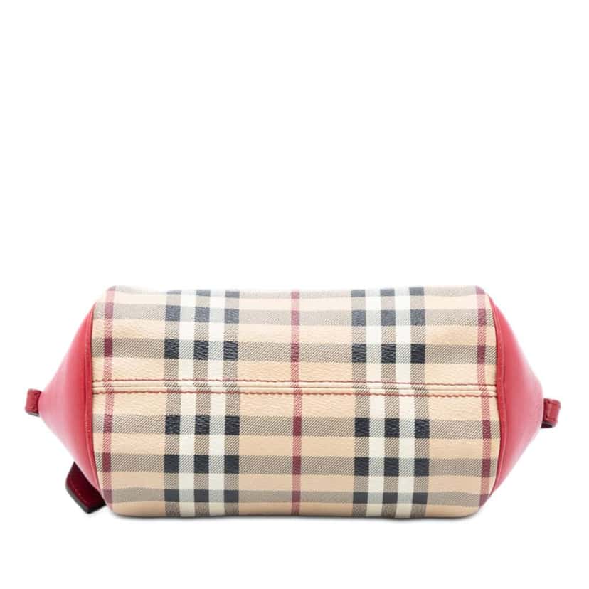 Burberry Mini Haymarket Check Coated Canvas Blaze Crossbody Beige Very good condition - Inside View
