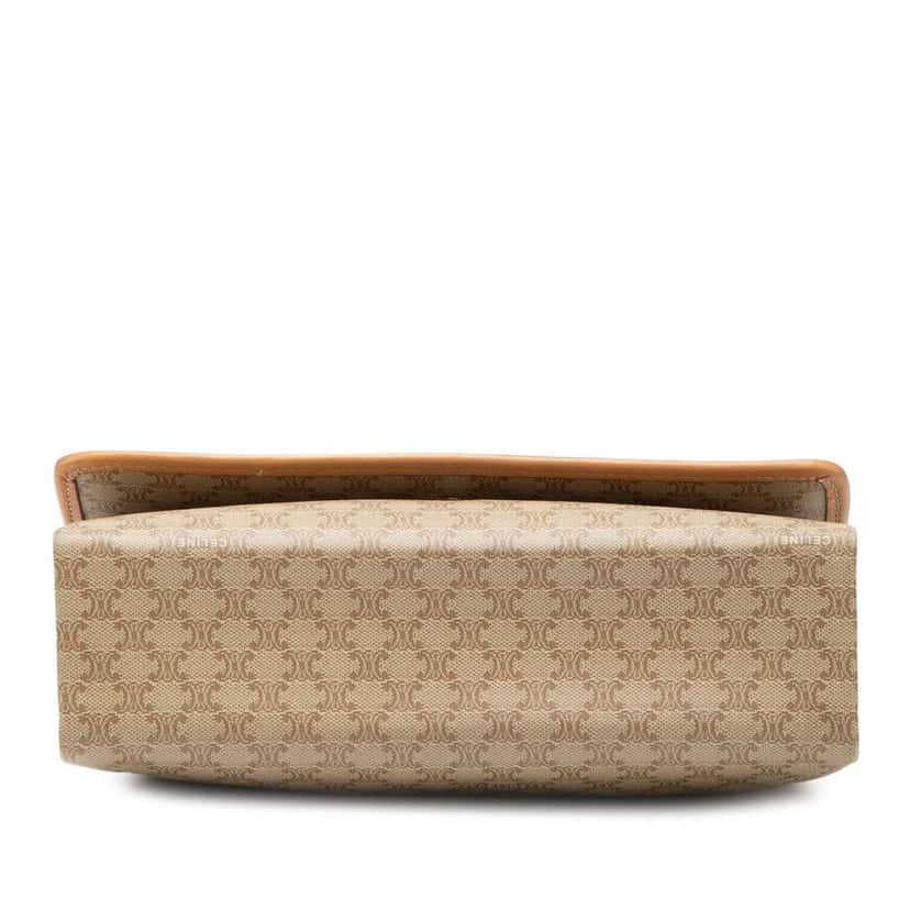 Celine Macadam Coated Canvas Crossbody Beige Very good condition - Inside View