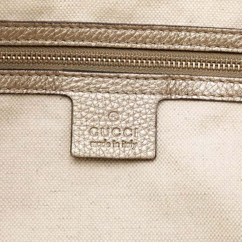 Gucci Large GG Canvas Bella Shoulder Bag Beige Very good condition - Box View
