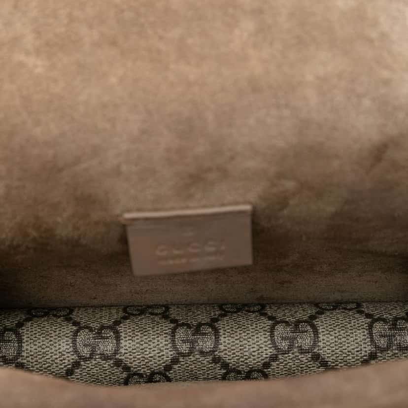 Gucci Small GG Supreme Dionysus Crossbody Beige Very good condition - Model View