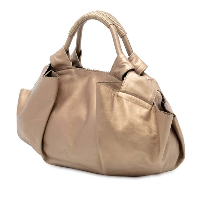 Loewe Nappa Aire Gold Leather Very good condition - Back View