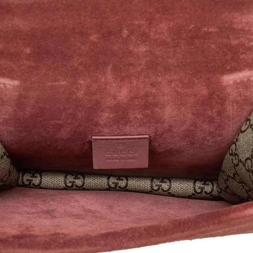 Gucci Small GG Supreme Blooms Dionysus Crossbody Beige Very good condition - Model View