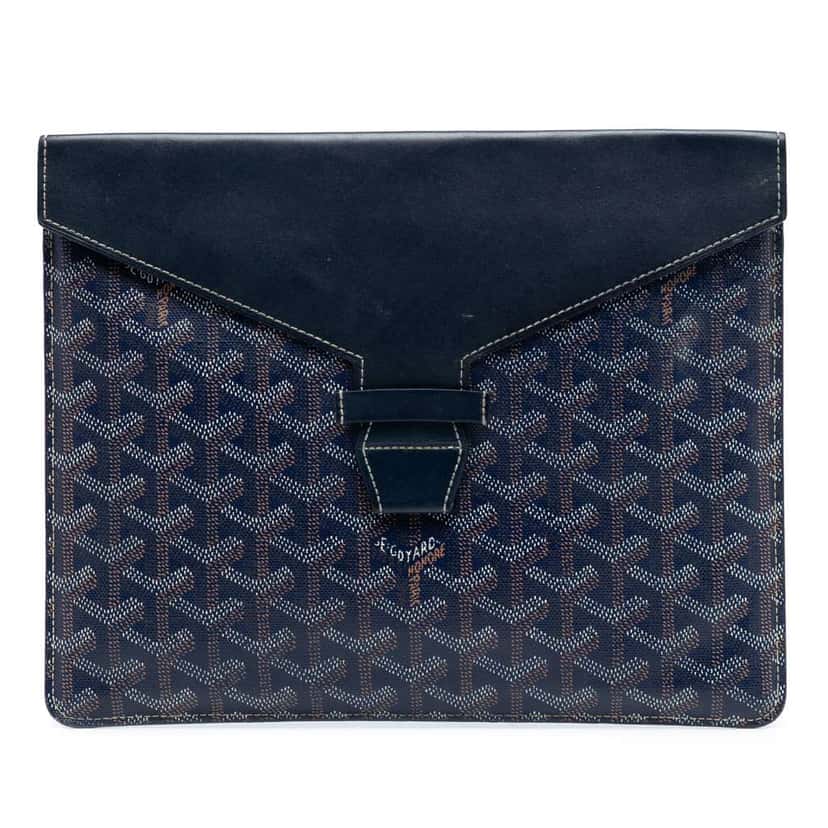 Goyard Goyardine Camondo II Blue Canvas Very good condition - Front View