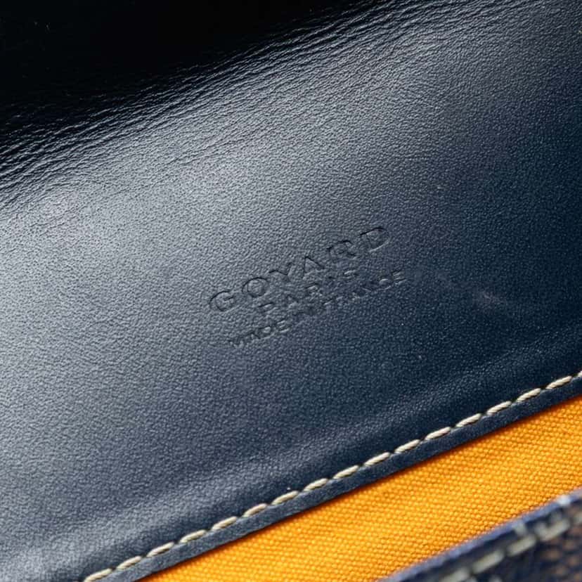 Goyard Goyardine Camondo II Blue Canvas Very good condition - Box View