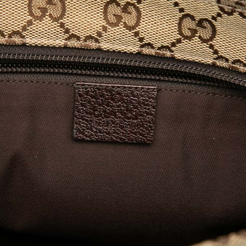 Gucci GG Canvas Web Crossbody Beige Very good condition - Box View
