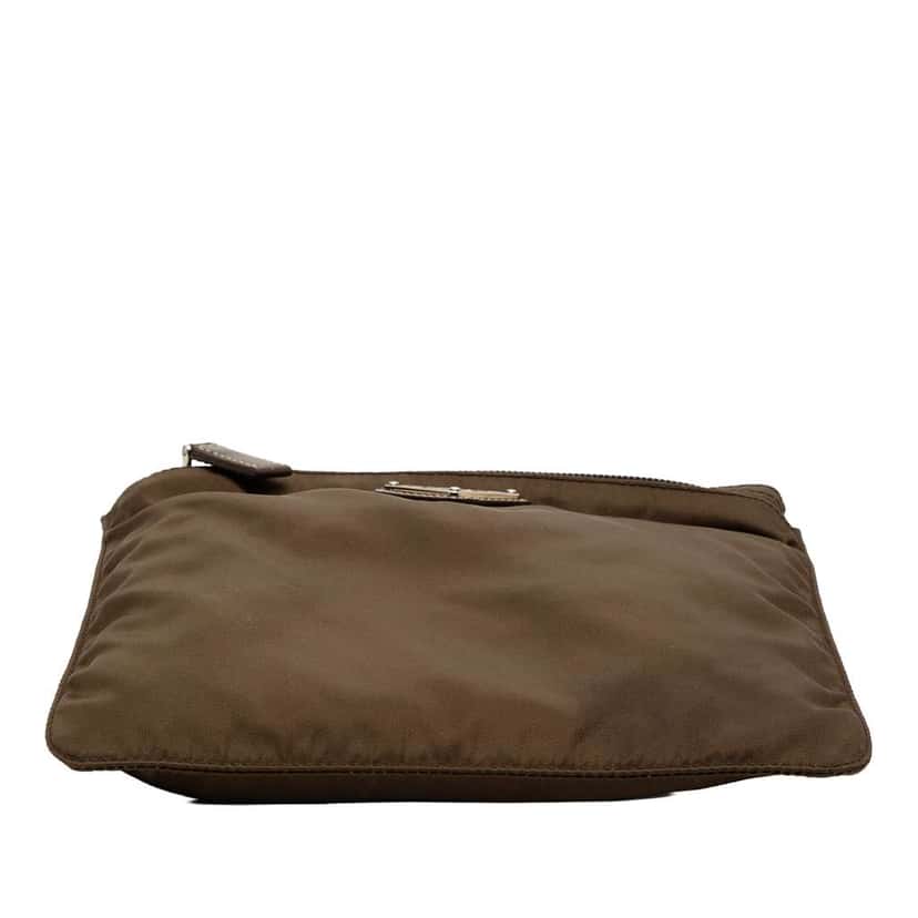 Prada Tessuto Zip Top Crossbody Brown Very good condition - Inside View