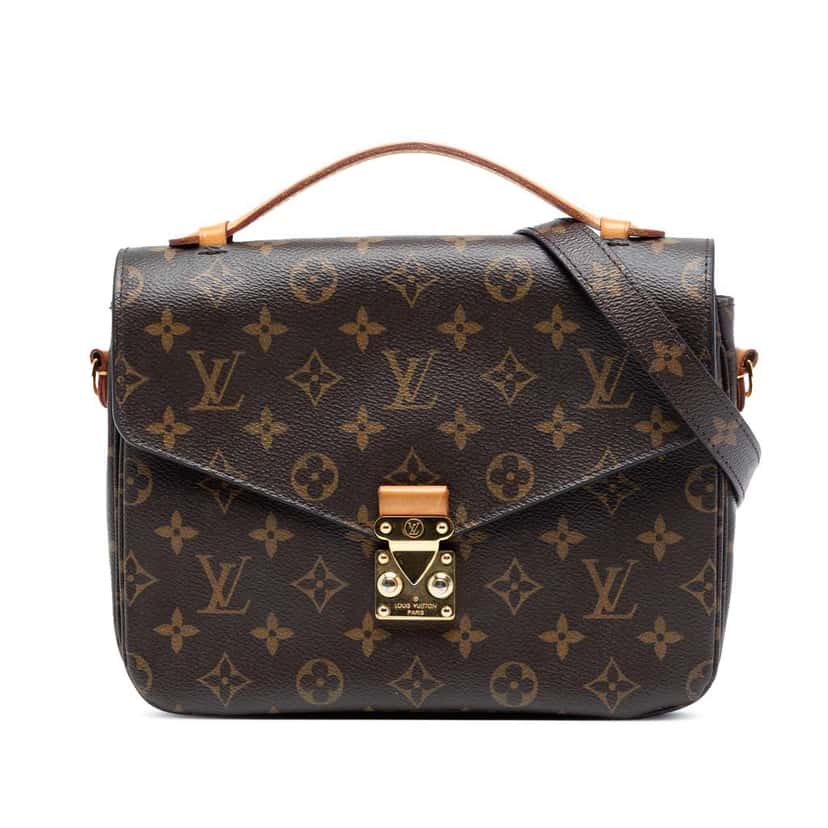 Louis Vuitton Monogram Pochette Metis Brown Very good condition - Front View