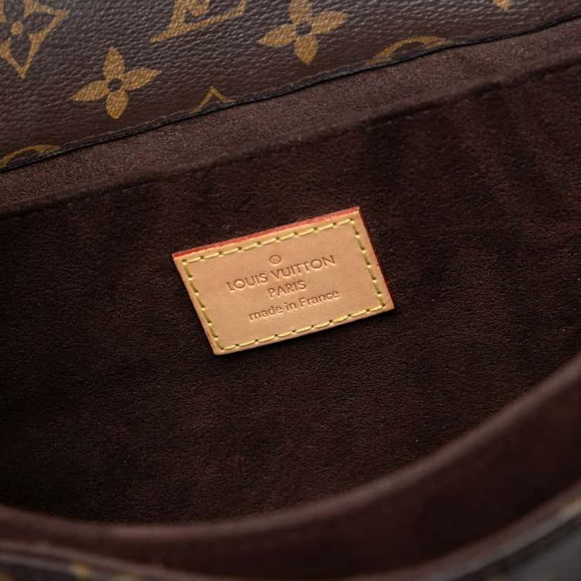 Louis Vuitton Monogram Pochette Metis Brown Very good condition - Box View