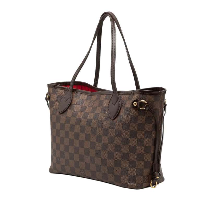 Louis Vuitton Damier Ebene Neverfull PM Brown Good condition - Back View
