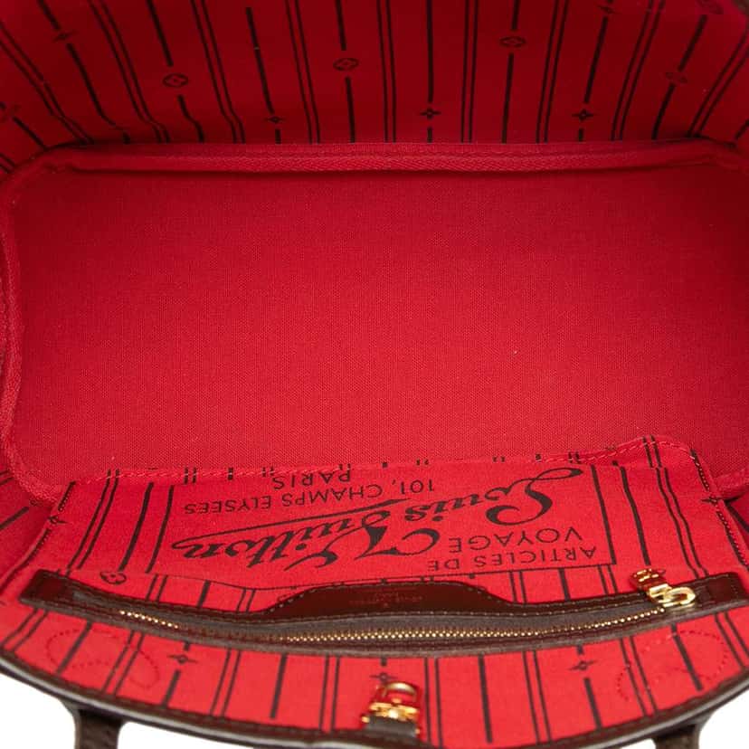 Louis Vuitton Damier Ebene Neverfull PM Brown Good condition - Model View