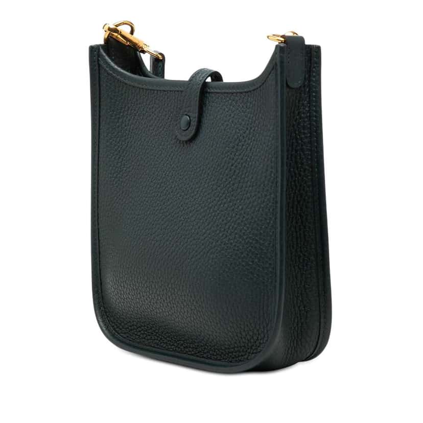 Hermès Clemence Evelyne 16 Amazone Green Leather Very good condition - Back View