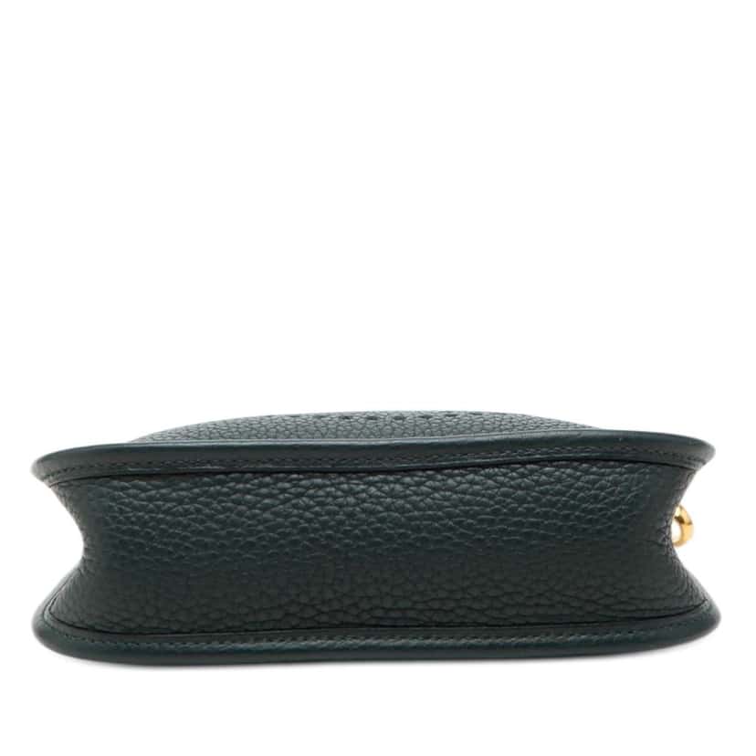 Hermès Clemence Evelyne 16 Amazone Green Leather Very good condition - Inside View