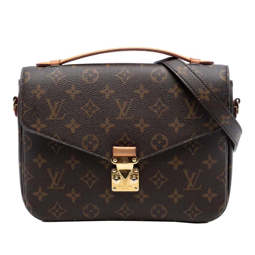 Louis Vuitton Monogram Pochette Metis Brown Very good condition - Front View