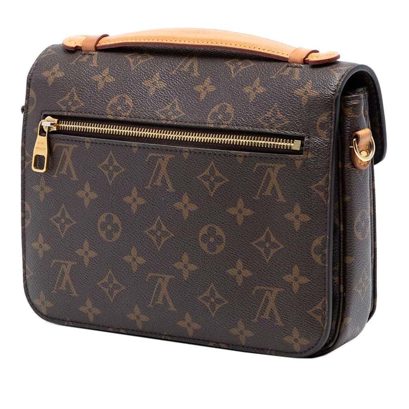 Louis Vuitton Monogram Pochette Metis Brown Very good condition - Back View