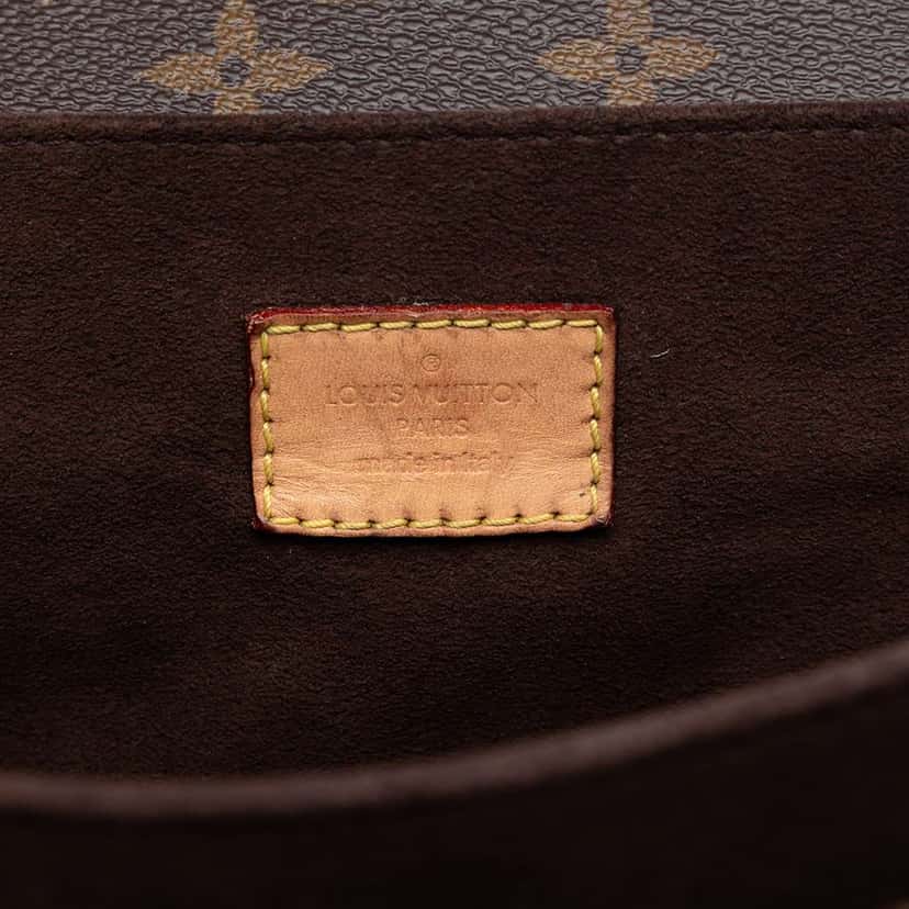 Louis Vuitton Monogram Pochette Metis Brown Very good condition - Box View