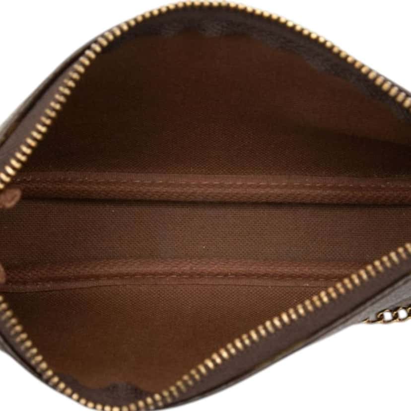 Louis Vuitton Monogram Mini Pochette Accessoires Brown Very good condition - Model View
