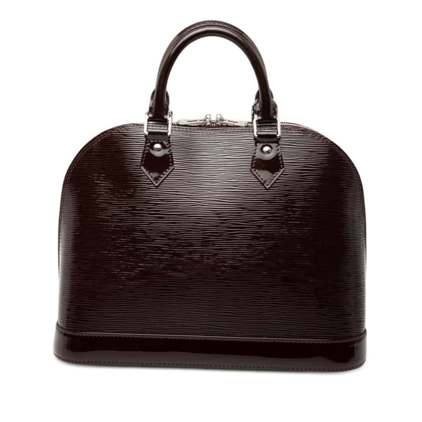Louis Vuitton Electric Epi Alma PM Purple Leather Very good condition - Front View