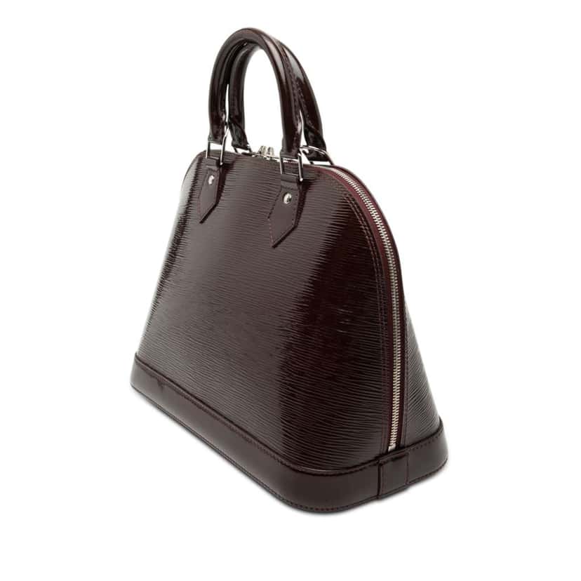 Louis Vuitton Electric Epi Alma PM Purple Leather Very good condition - Back View