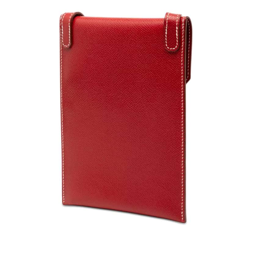 Hermès Courchevel Amelie Red Leather Very good condition - Back View