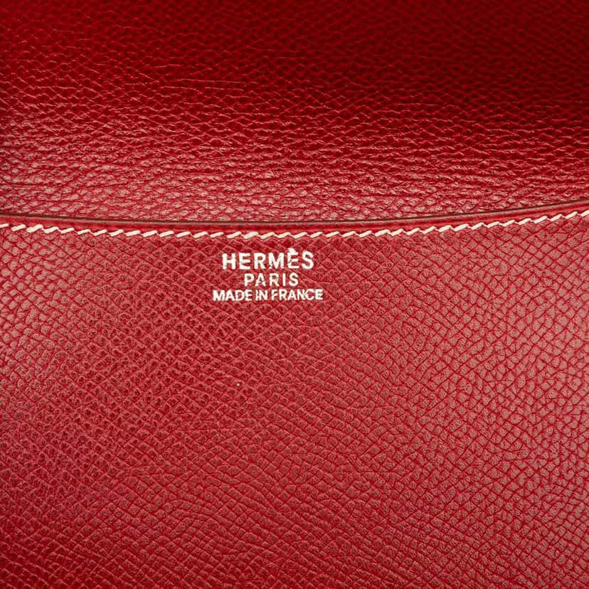 Hermès Courchevel Amelie Red Leather Very good condition - Box View