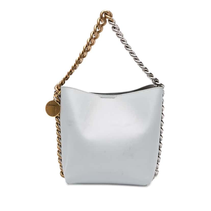 Stella Mccartney Alter Mat Frayme Bucket Bag White Polyester Very good condition - Front View