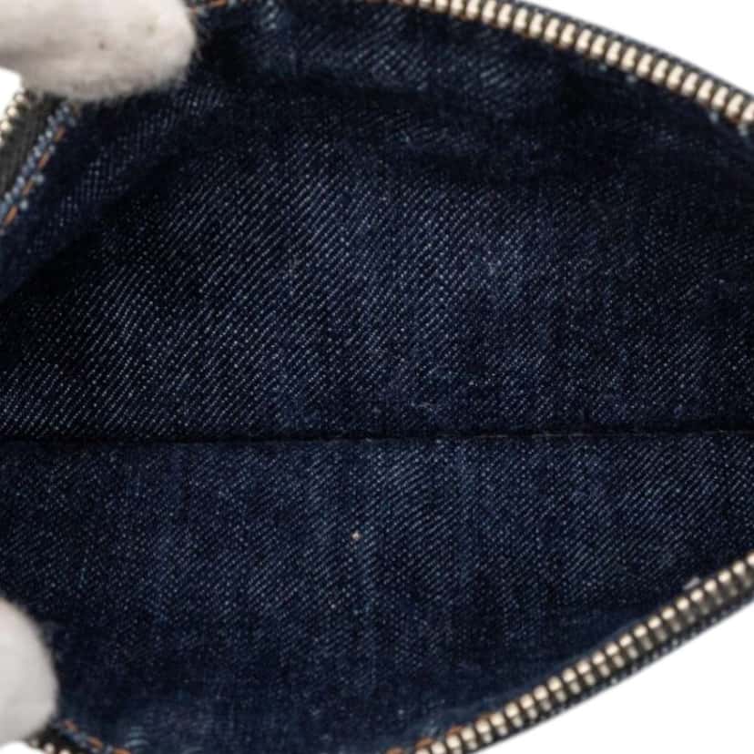 Miu Miu Denim Shoulder Bag Blue Denim Good condition - Model View