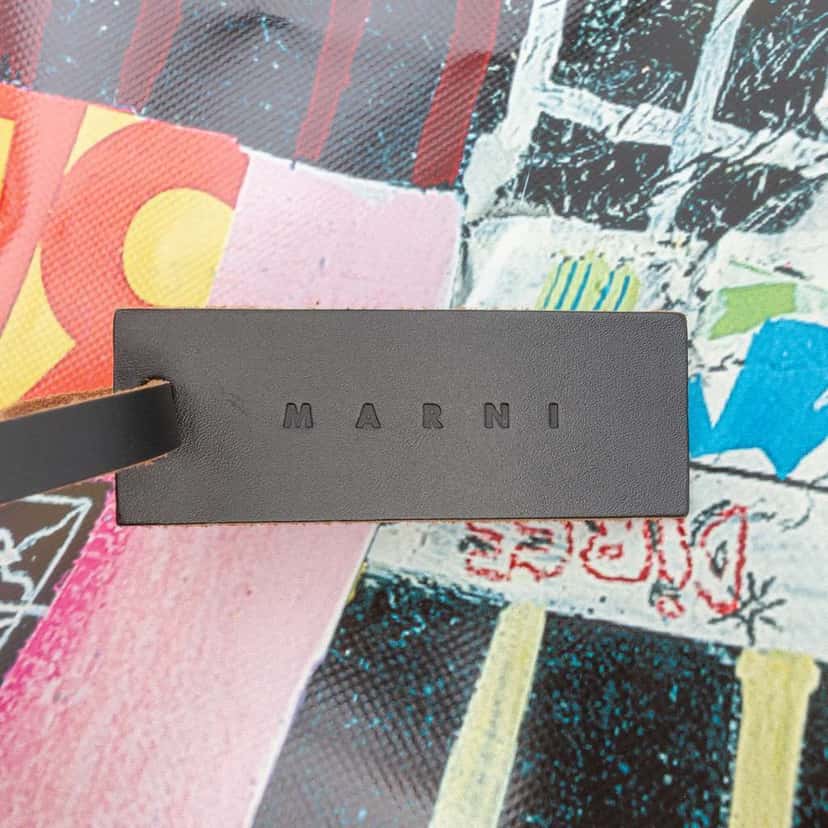 Marni Printed PVC Tote MultiColor Good condition - Box View