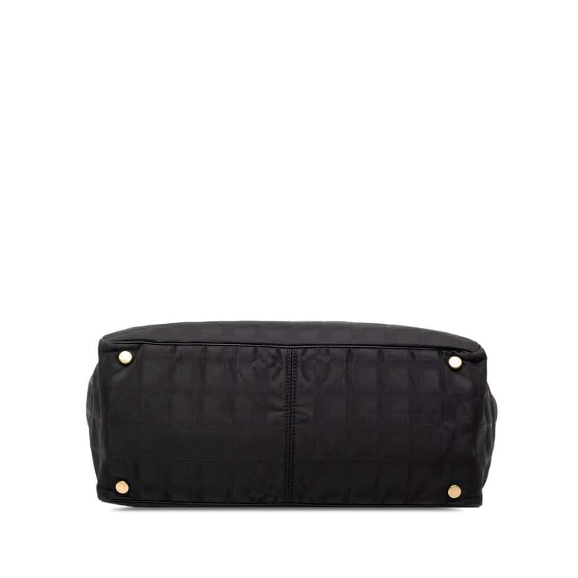 Chanel New Travel Line Nylon Tote Black Good condition - Inside View