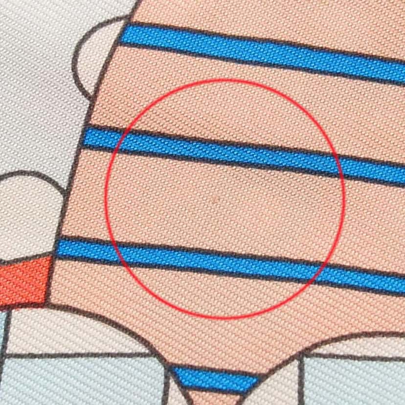 Hermès Les Murmures De La Foret Silk Twilly Scarf White Silk Good condition - Model View