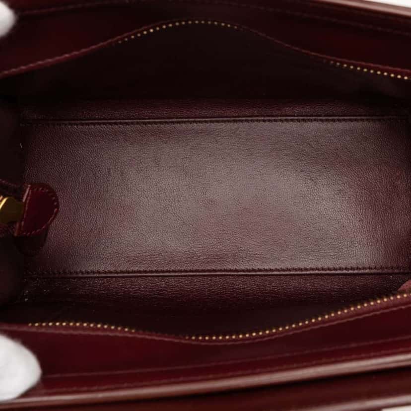 Celine Nano Tricolor Nubuck and Calfskin Luggage Tote Orange Leather Good condition - Model View