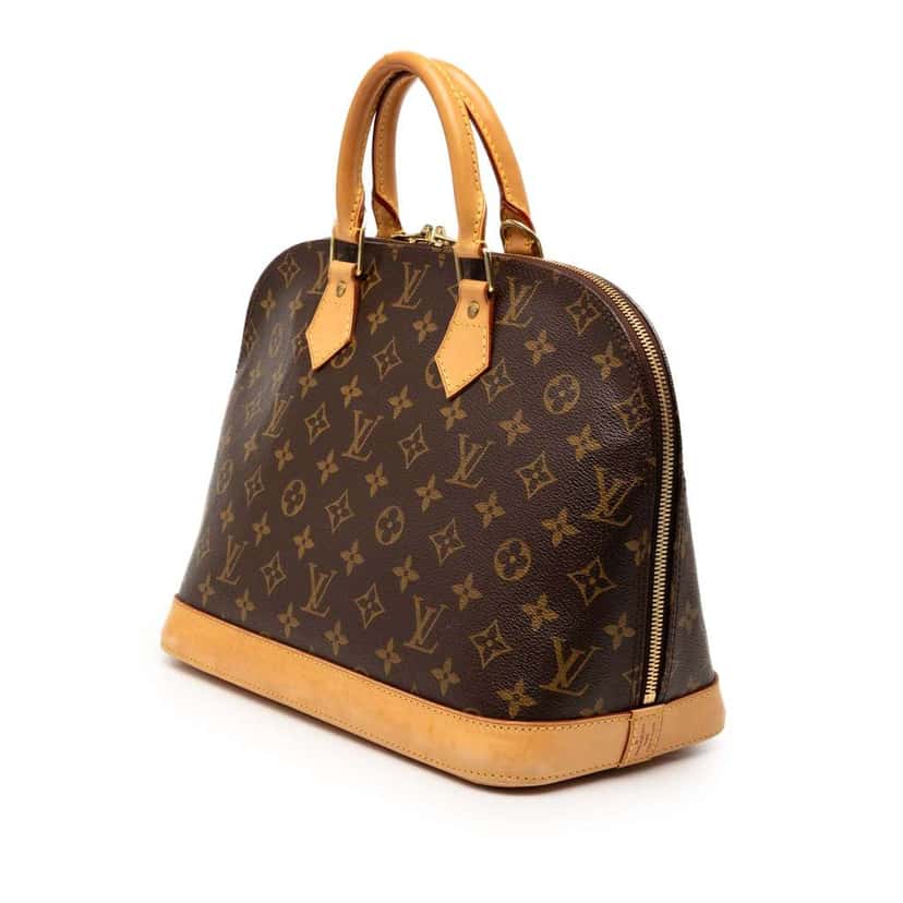Louis Vuitton Monogram Alma PM Brown Good condition - Back View