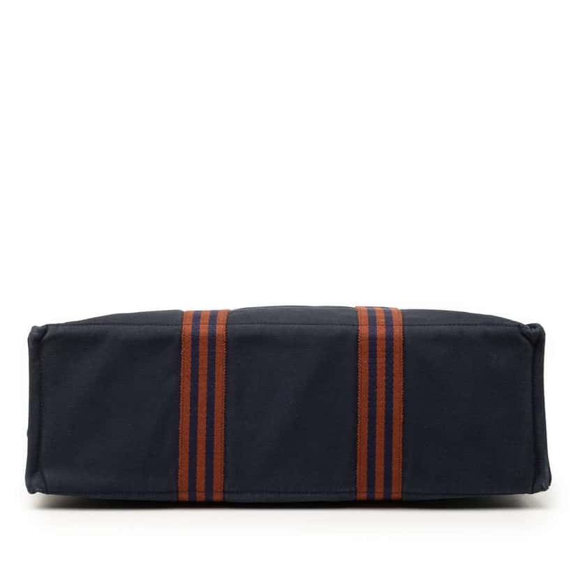 Hermès Canvas Fourre Tout GM Blue Canvas Good condition - Inside View