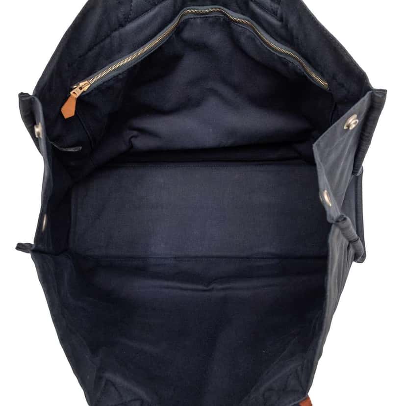 Hermès Canvas Fourre Tout GM Blue Canvas Good condition - Model View