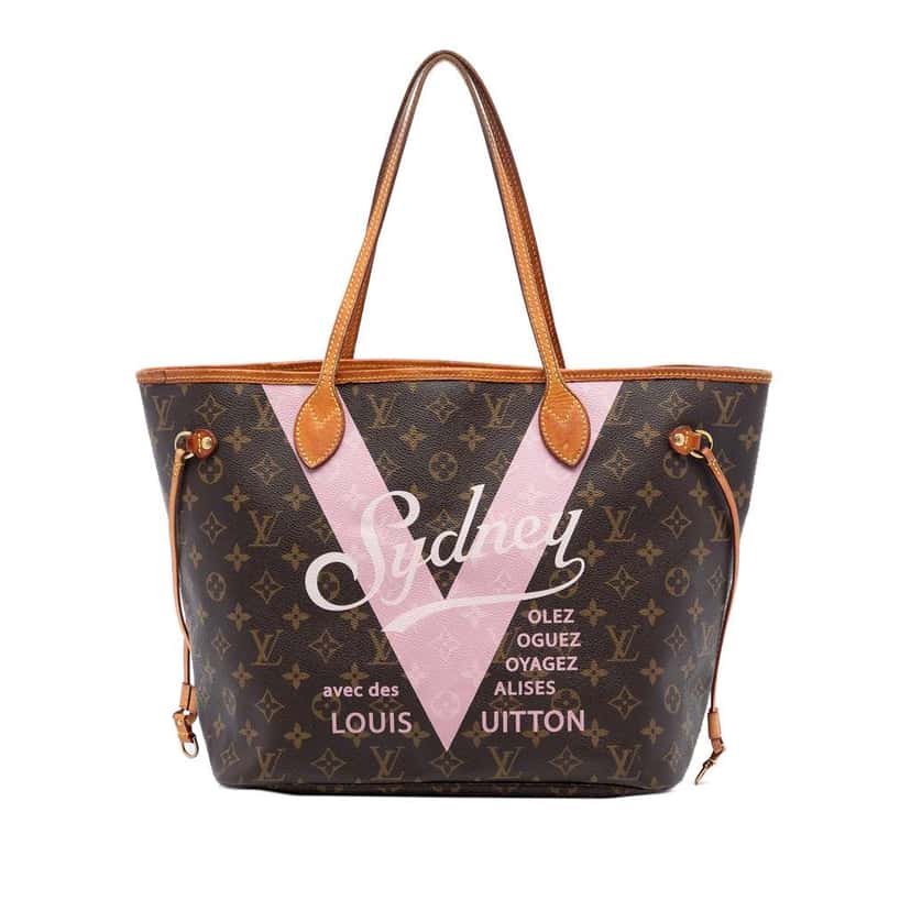 Louis Vuitton Limited Edition Monogram Sydney V Neverfull MM Brown Good condition - Front View