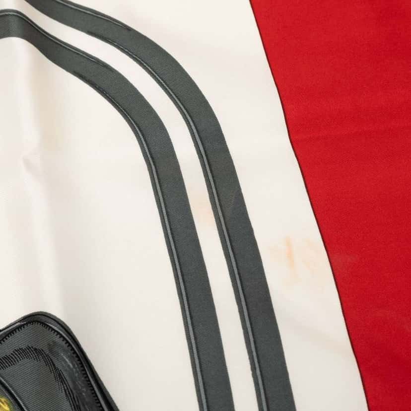 Hermès Brides de Gala Silk Scarf 90 White Silk Good condition - Box View