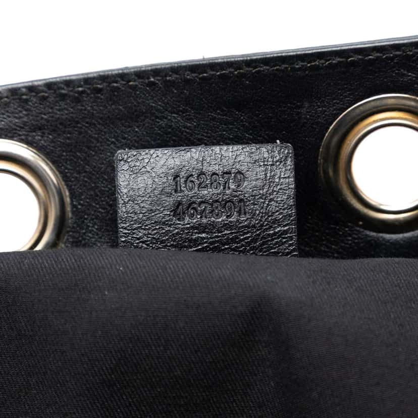 Gucci Medium GG Canvas Positano Tote Black Canvas Good condition - Box View