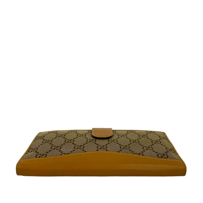Gucci GG Canvas Long Wallet Beige Good condition - Model View
