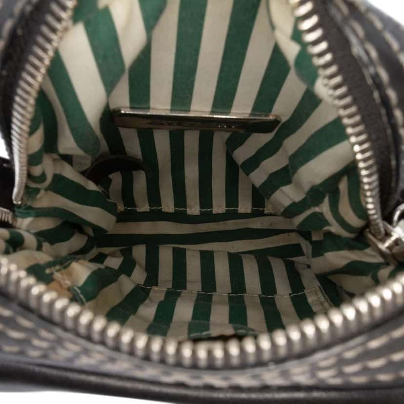 Givenchy 4G Embossed Leather Crossbody Black Leather Fair condition - Model View