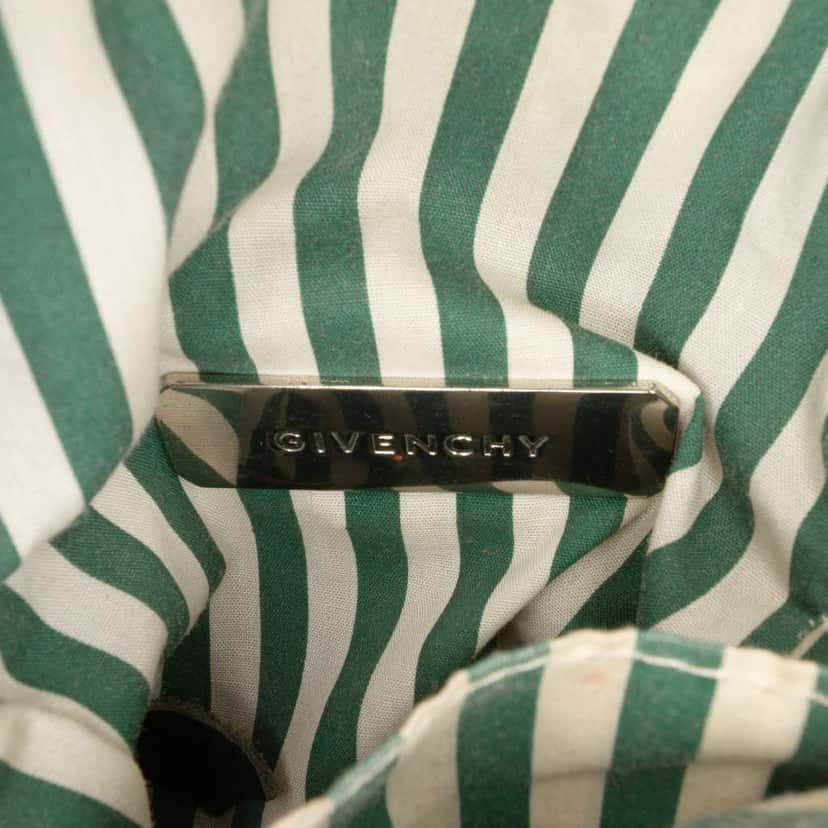 Givenchy 4G Embossed Leather Crossbody Black Leather Fair condition - Box View