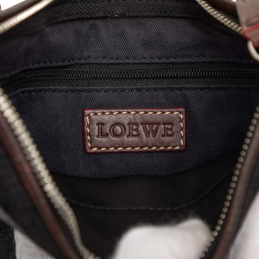 Loewe Anagram Canvas Crossbody Black Canvas Good condition - Box View