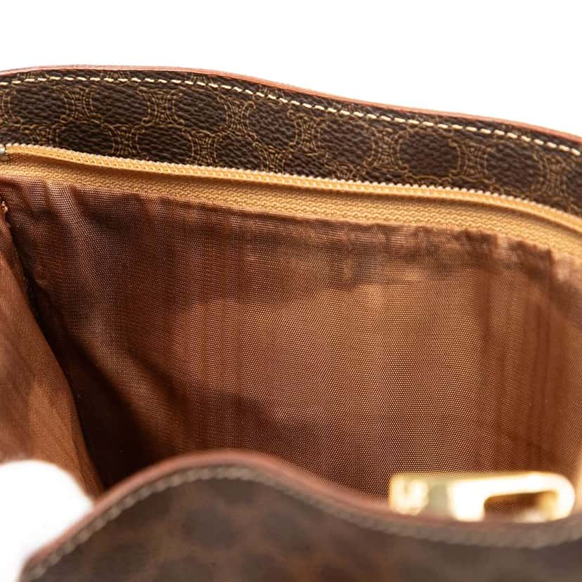 Celine Macadam Coated Canvas Tote Brown Canvas Fair condition - Box View